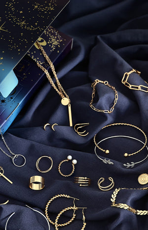Calendrier de l'Avent - 24 bijoux - Nuit étoilée