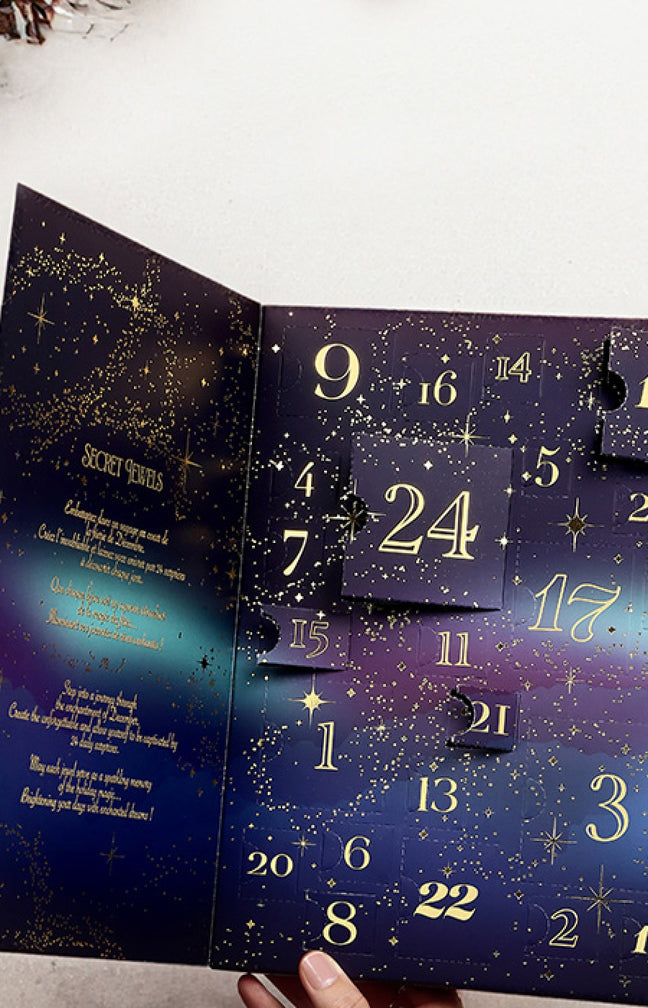 Calendrier de l'Avent - 24 bijoux - Nuit étoilée