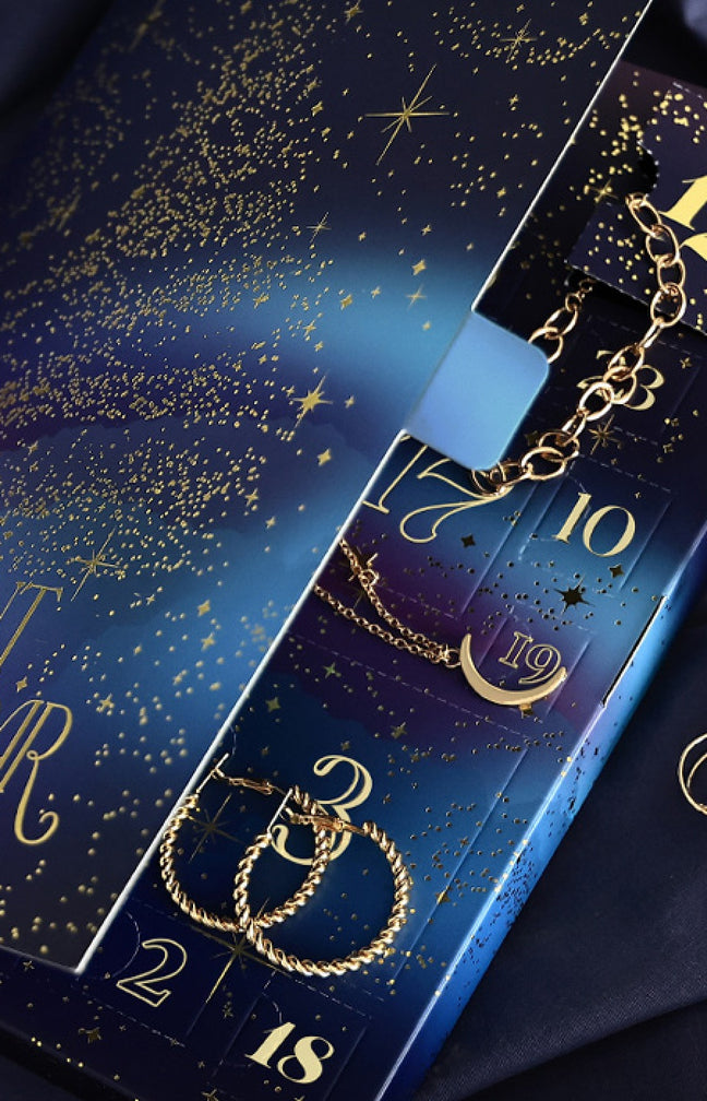 Calendrier de l'Avent - 24 bijoux - Nuit étoilée