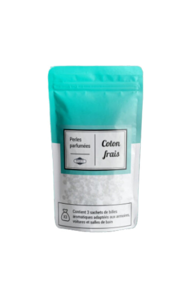 Sachets de perles parfumées - Coton frais - 3 sachets