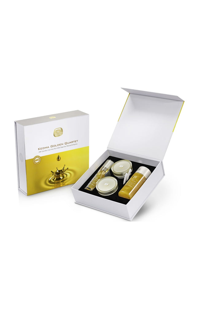 Coffret soins - Golden Quartet - Or 24K & vitamines - Visage - 4 produits