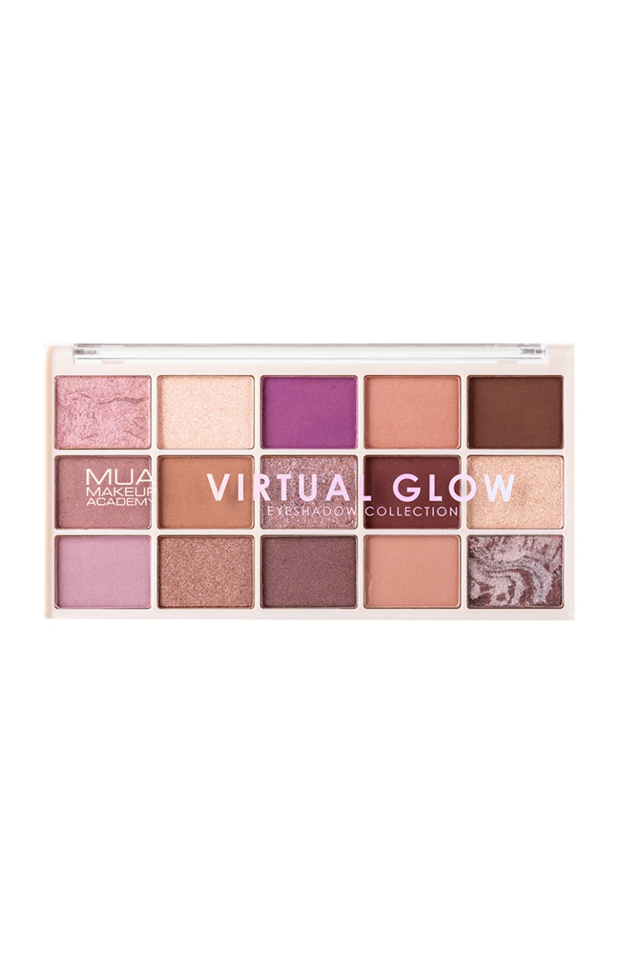 Palette de 15 ombres à paupières - Virtual Glow