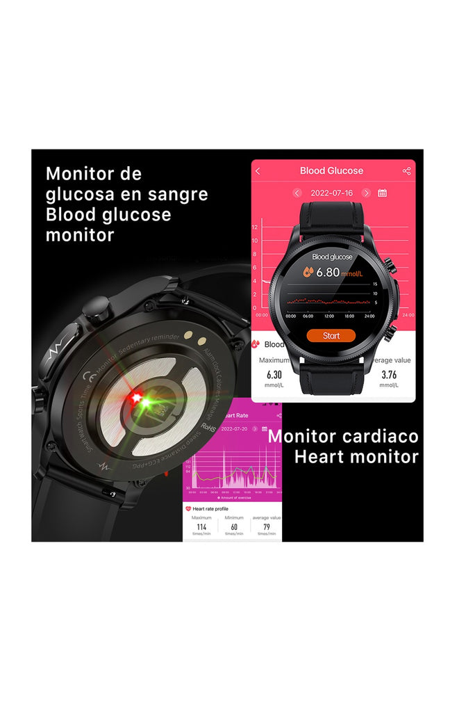 Montre connectée -  E400 -  Noir