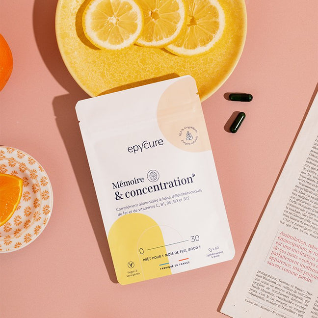 Cure mémoire & concentration - Fer & vitamines - 1 mois