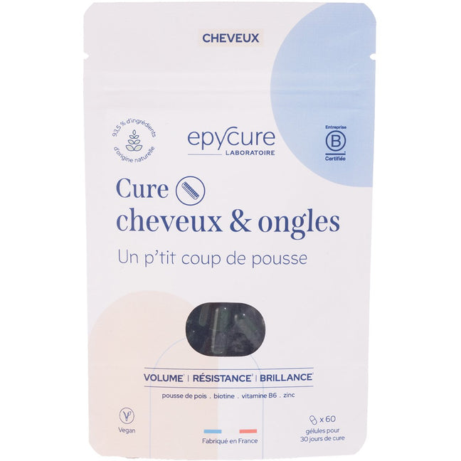 Cure cheveux & ongles - Biotine - 1 mois