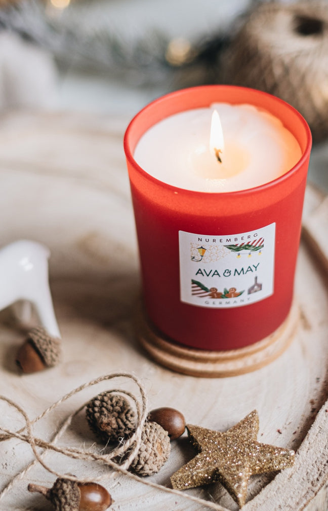 Bougie parfumée - Nuremberg - Cannelle & gingembre - 180 g