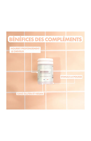 Complément alimentaire pousse des cheveux - Poussée d'amour - 1 mois