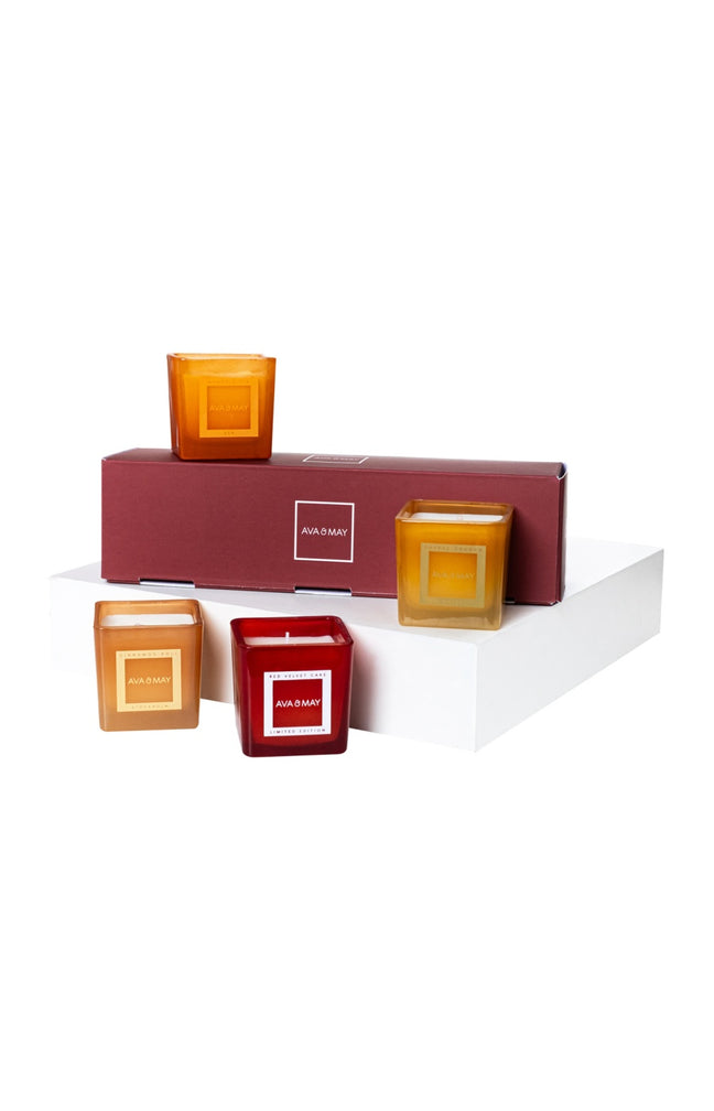 Coffret bougies parfumées - Sweet Celebration - 4  x 55 g