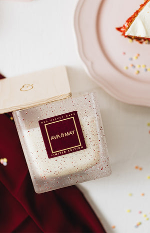 Bougie parfumée - Red Velvet - Chocolat & caramel - 550 g