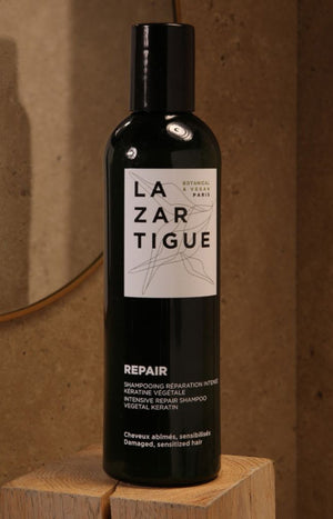 Shampoing réparateur - Kératine végétale - Cheveux abîmés & sensibilisés - 250 ml