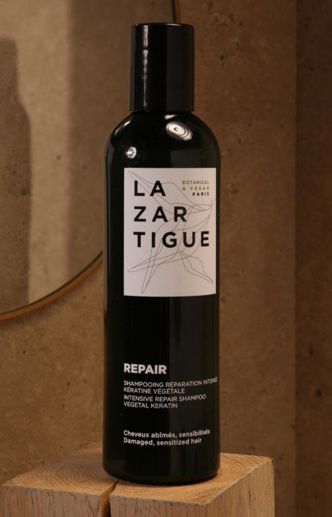 Shampoing réparateur - Kératine végétale - Cheveux abîmés & sensibilisés - 250 ml