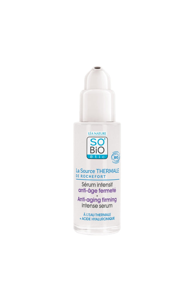 Sérum anti-âge & fermeté bio - Eau thermale & acide hyaluronique