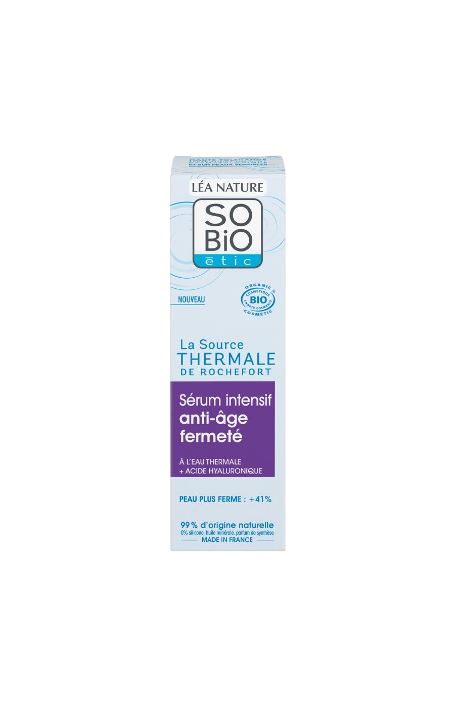 Sérum anti-âge & fermeté bio - Eau thermale & acide hyaluronique