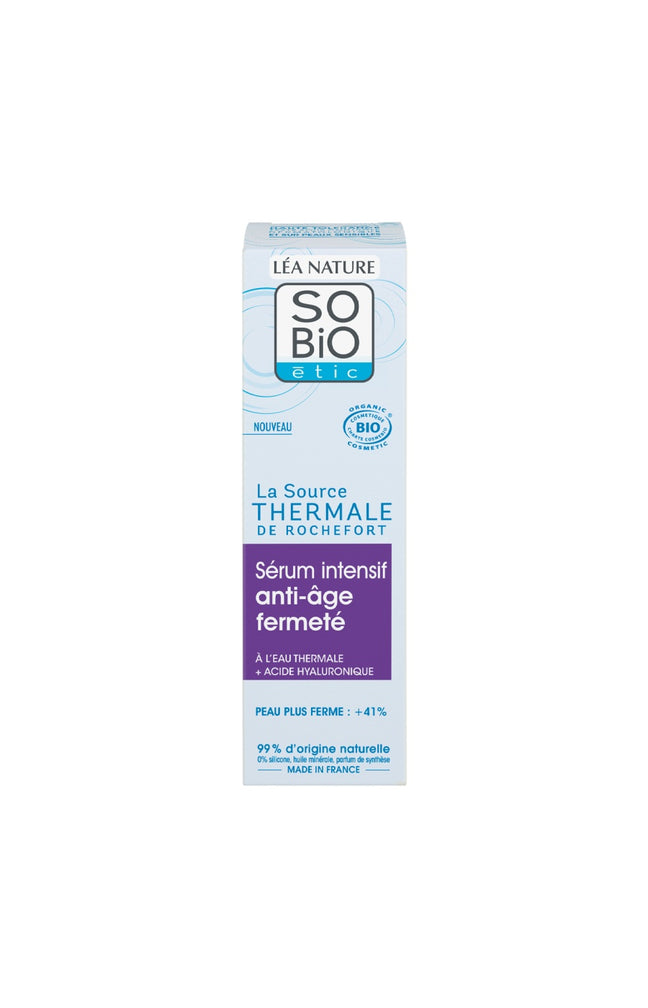 Sérum anti-âge & fermeté bio - Eau thermale & acide hyaluronique