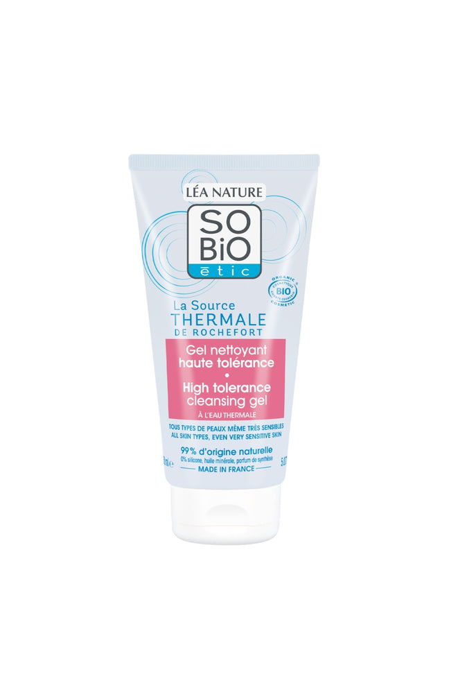 Gel nettoyant haute tolérance bio - Eau thermale - Visage