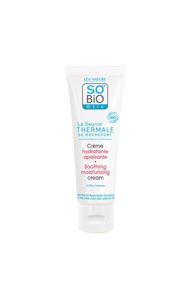 Crème apaisante bio - Eau thermale - Peaux sensibles