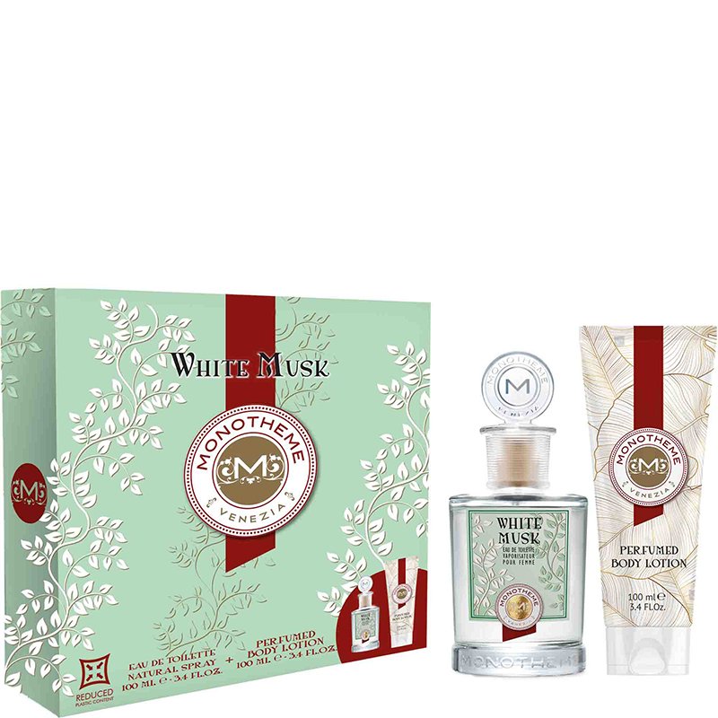 Coffret eau de toilette & gel douche - White musc - Floral musqué - 2 x 100 ml