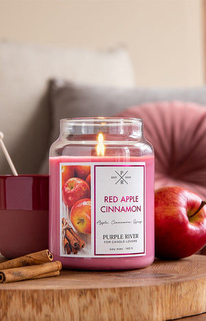 Bougie parfumée - Red Apple Cinnamon - Pomme & cannelle - 623 g