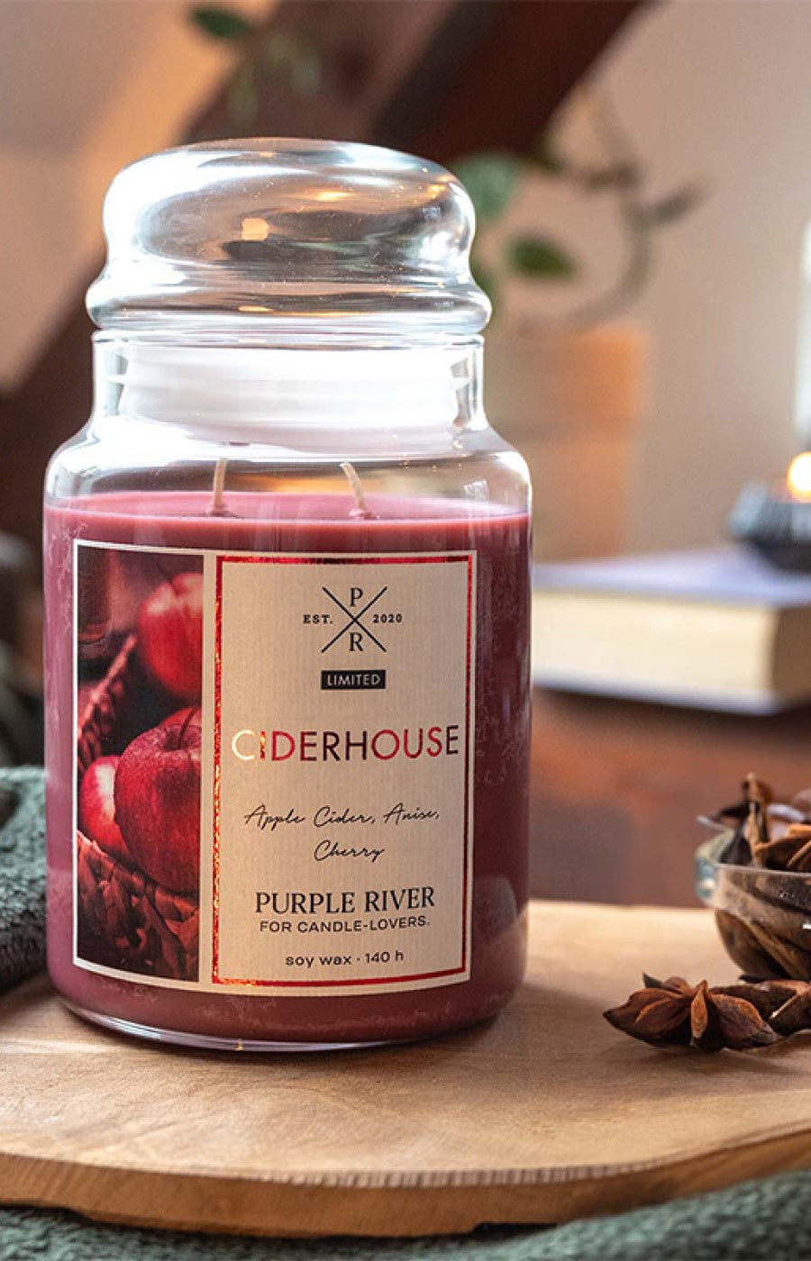 Bougie parfumée - Ciderhouse - Pomme & cannelle - 623 g