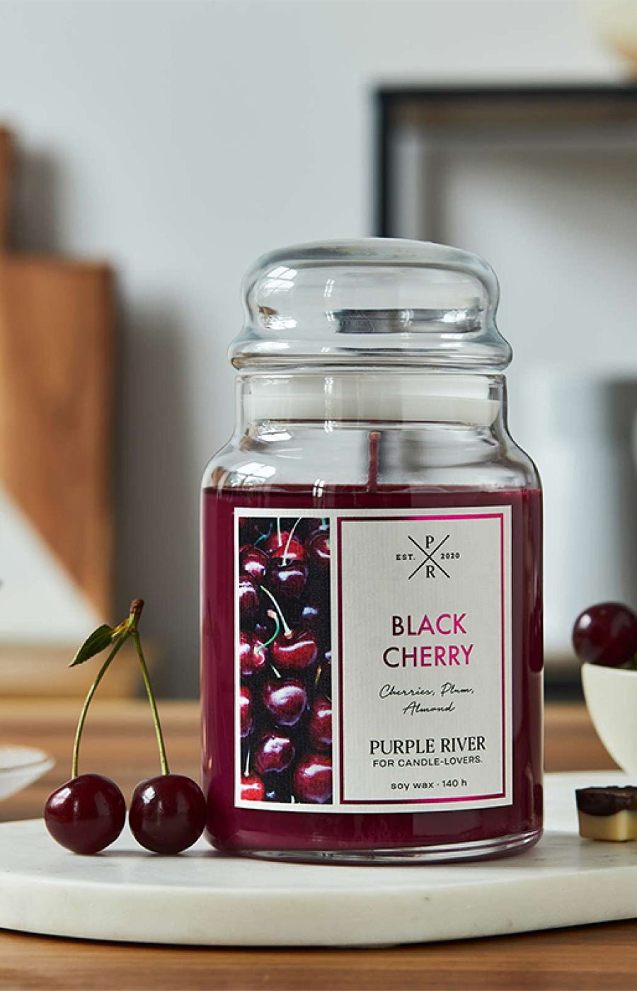 Bougie parfumée - Black Cherry - Cerise & prune - 623 g