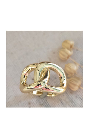 Bague ajustable - Laiton plaqué or