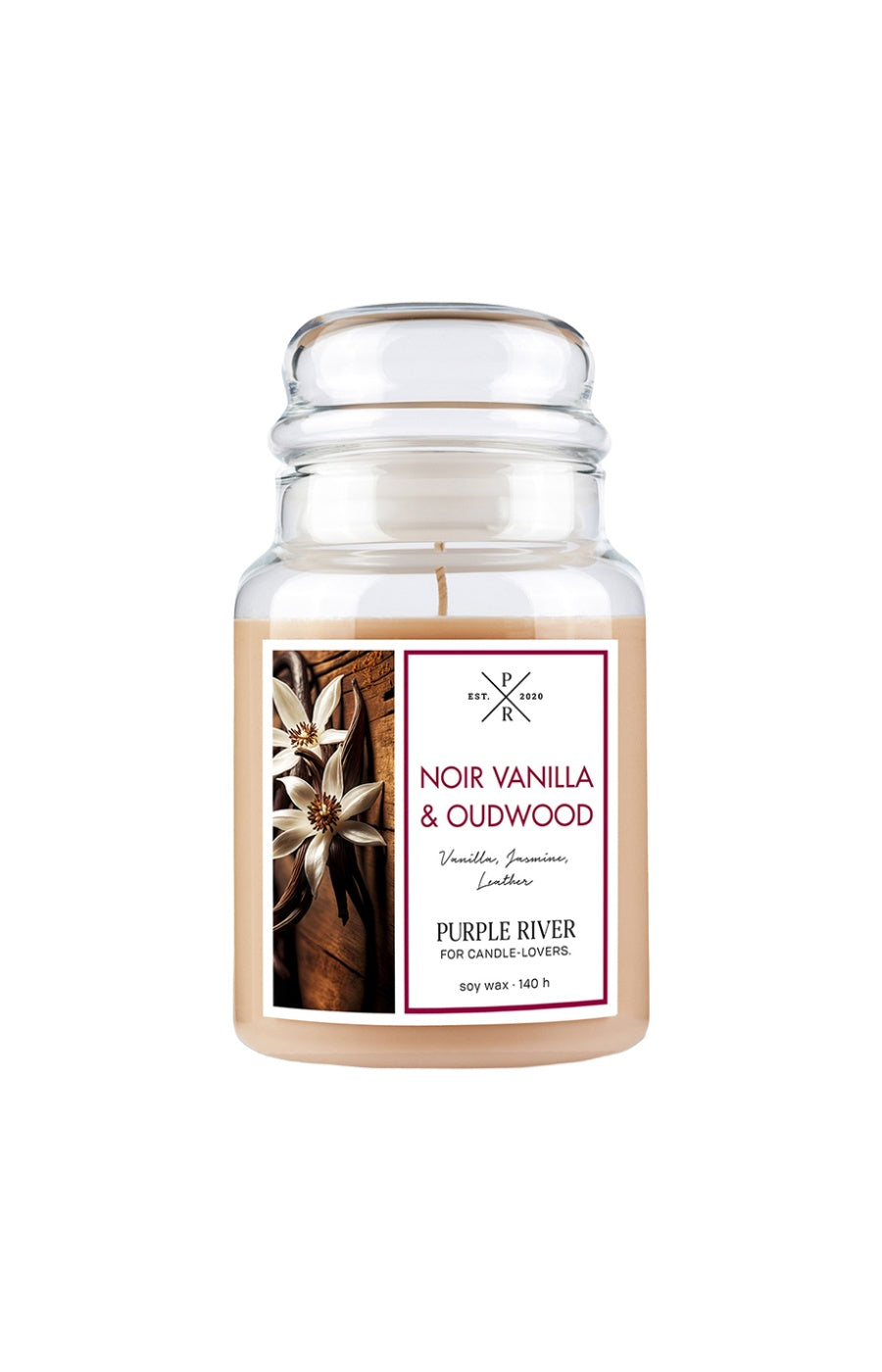 Bougie parfumée -  Noir Vanilla & Oudwood - Vanille & orchidée - 623 g