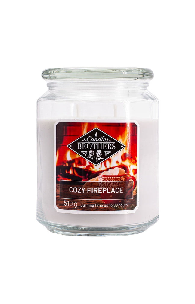 Bougie parfumée - Cozy Fireplace - Cannelle & ambre - 510 g