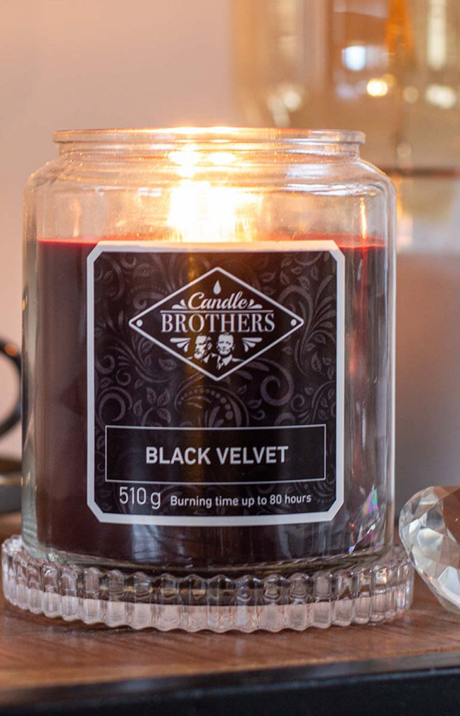 Bougie parfumée - Black Velvet - Menthe & lavande - 510 g