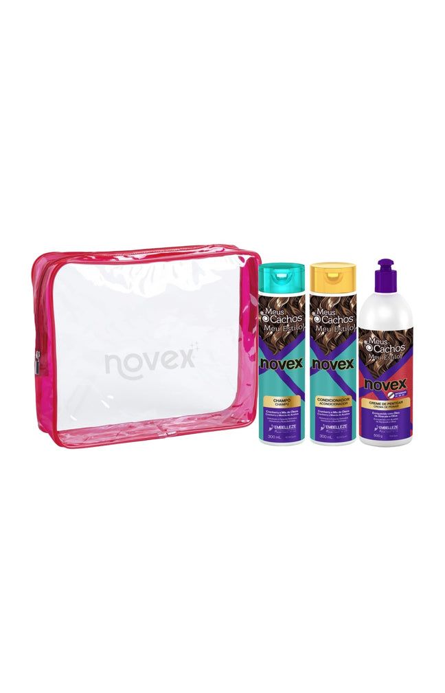 Coffret hydratation & brillance - Cranberry - Cheveux bouclés - 3 produits