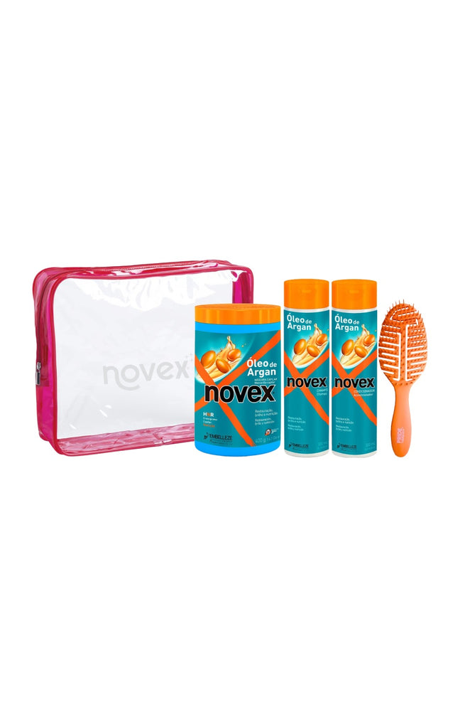 Coffret hydratation & réparation - Huile d'argan - Cheveux secs & indisciplinés - 3 produits