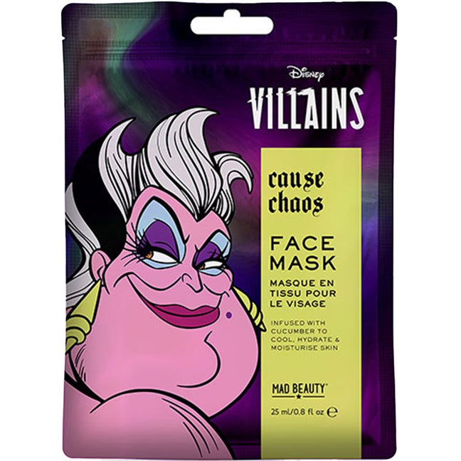 Masque en tissu hydratant - Visage - Disney Original - Ursula