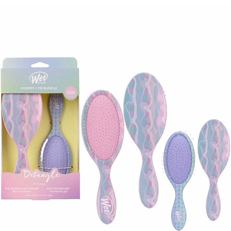 Coffret duo brosses à cheveux démêlantes