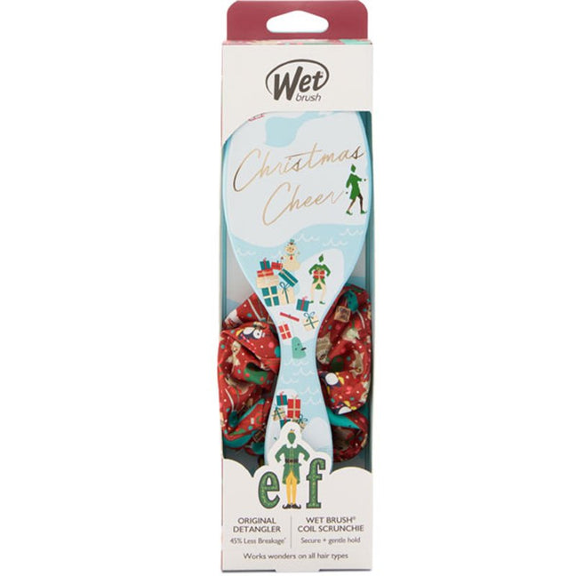 Coffret de Noël - Brosse à cheveux démêlante & chouchou