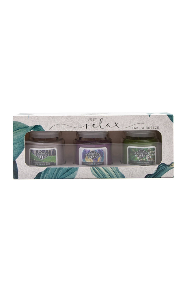 Coffret de bougies parfumées - Relax - 3 x 85 g