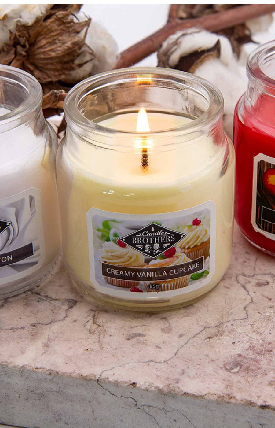Coffret de bougies parfumées - Home Sweet Home - 3 x 85 g