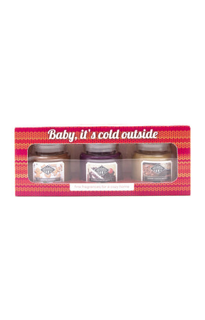 Coffret de bougies parfumées - Baby It's Cold Outside - 3 x 85 g