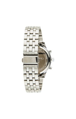 Montre à quartz - Acier inoxydable - Argenté