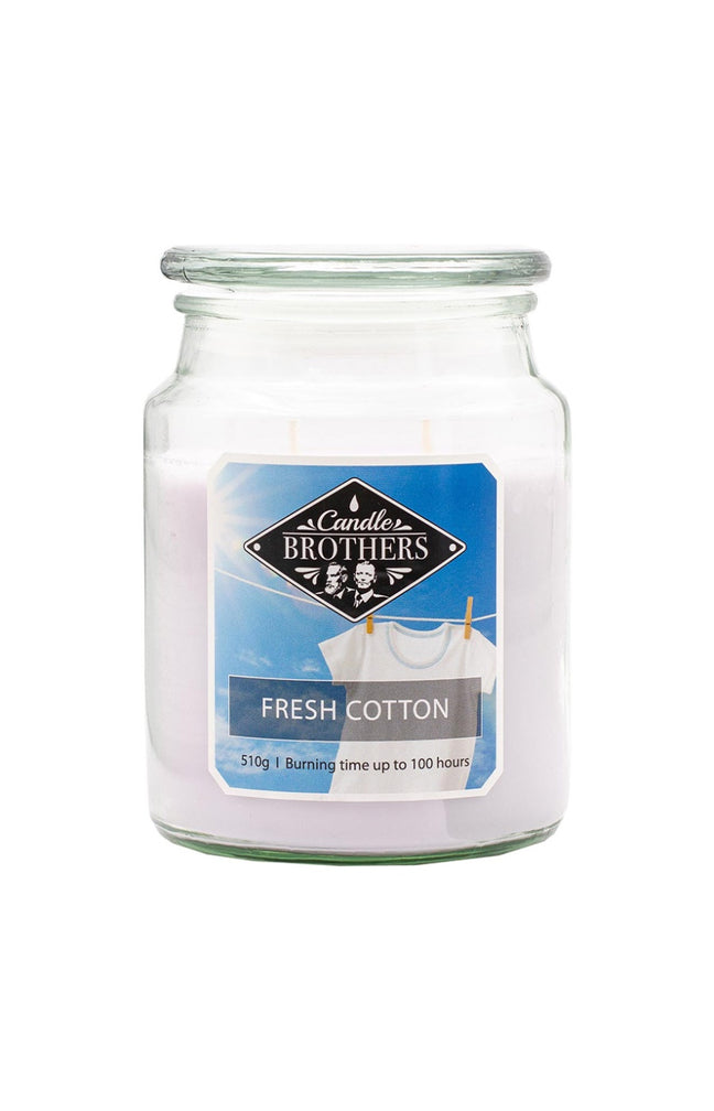Bougie parfumée - Fresh Cotton - Jasmin & fleur de coton - 510 g
