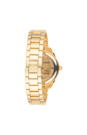 Montre à quartz - Acier inoxydable - Doré