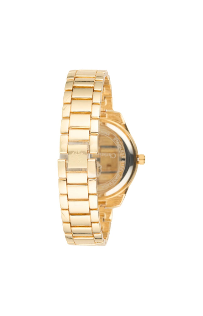 Montre à quartz - Acier inoxydable - Doré