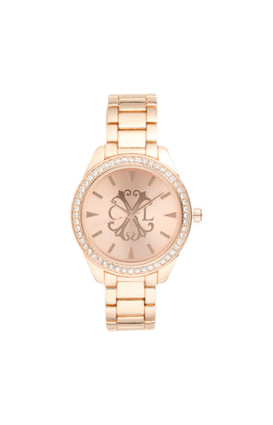 Montre à quartz - Acier inoxydable - Doré