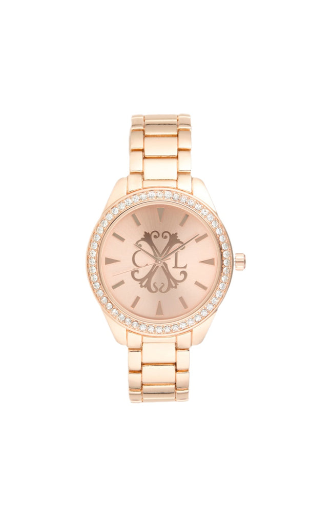 Montre à quartz - Acier inoxydable - Doré