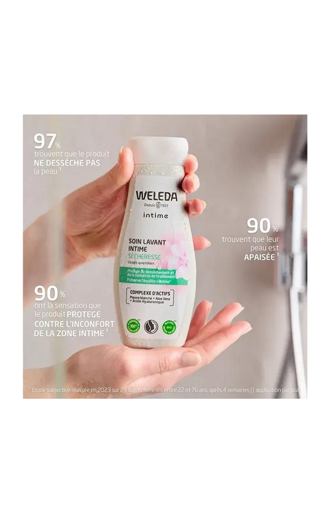Duo de soin lavant intime sécheresse - Acide hyaluronique, aloe vera & prébiotiques - 2 x 200 ml