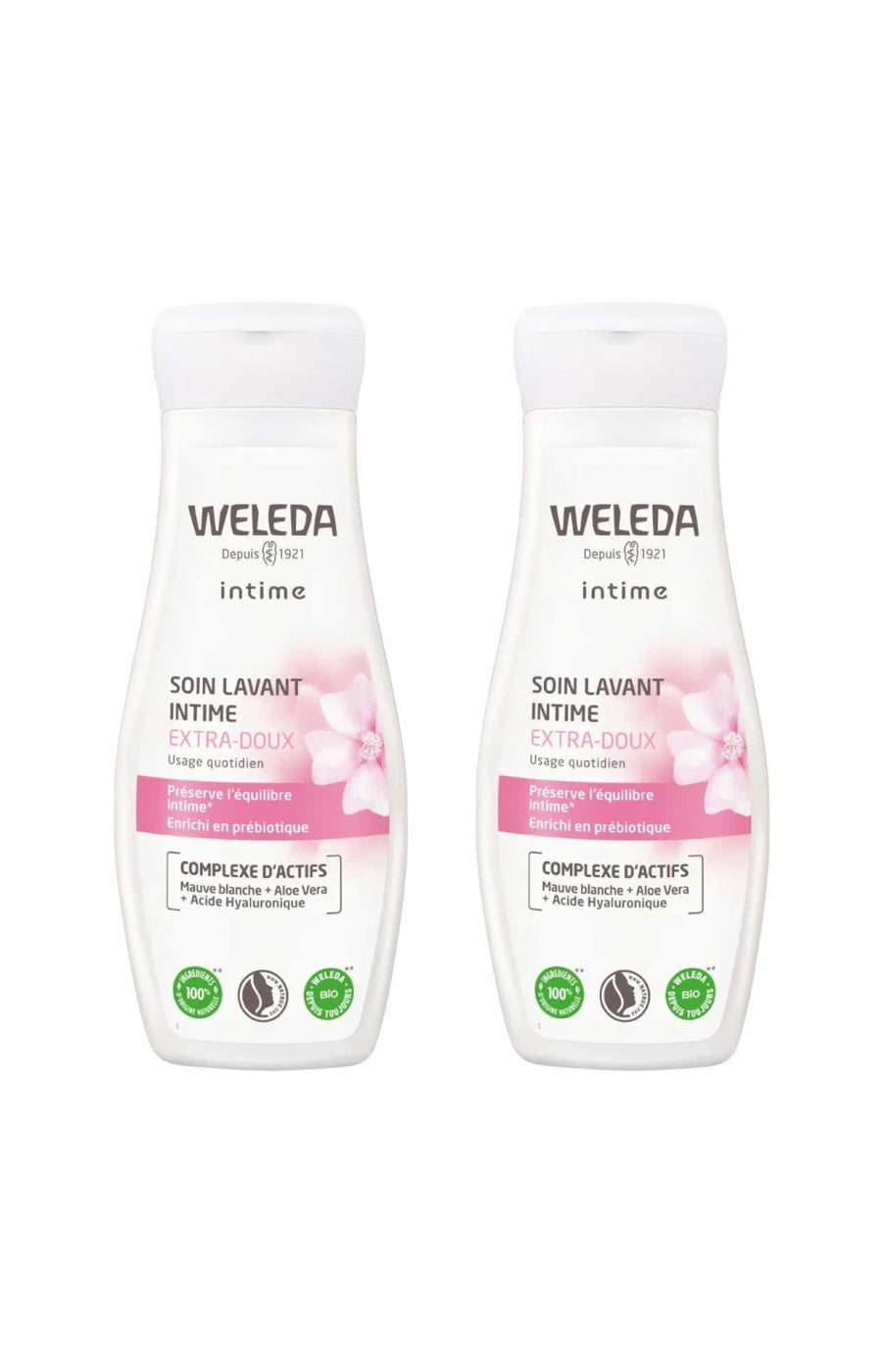Soin lavant intime extra-doux - Acide hyaluronique & aloe vera - 200 ml