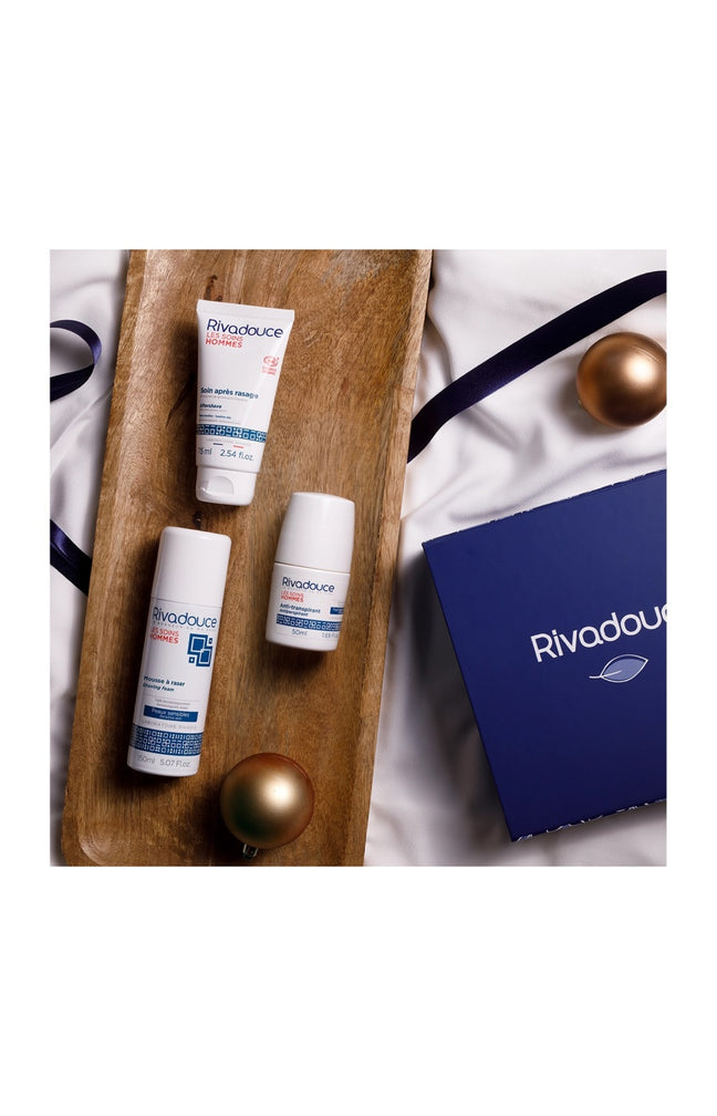 Coffret rasage bio - Visage & corps - Homme - 3 produits