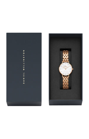 Montre petite lumine  - Acier inoxydable, nacre &  plaqué or