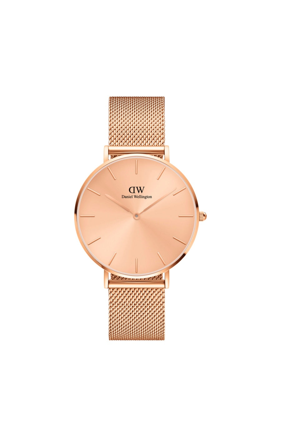 Montre à quartz - Acier unitone & doré rose - 36 mm
