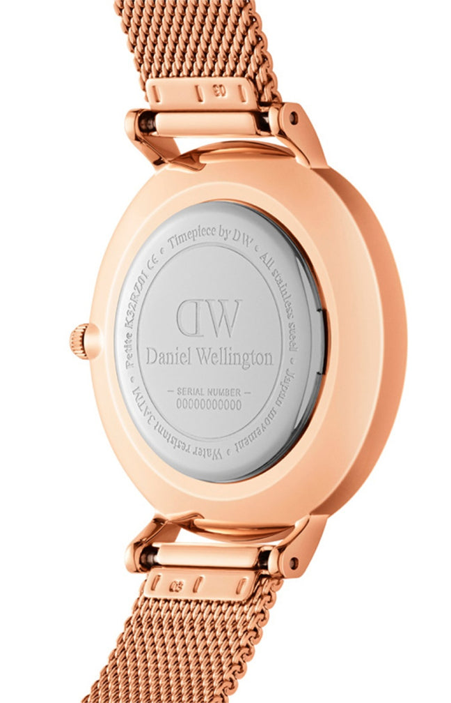 Montre à quartz - Acier unitone & doré rose - 36 mm