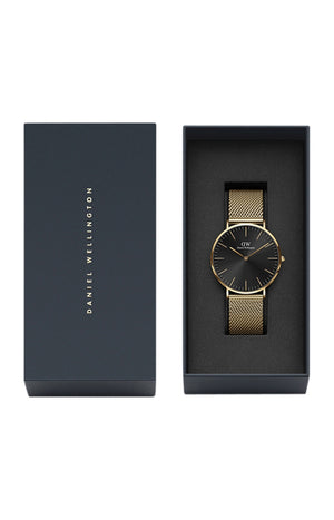 Montre à quartz - Acier inoxydable & plaqué or - Homme