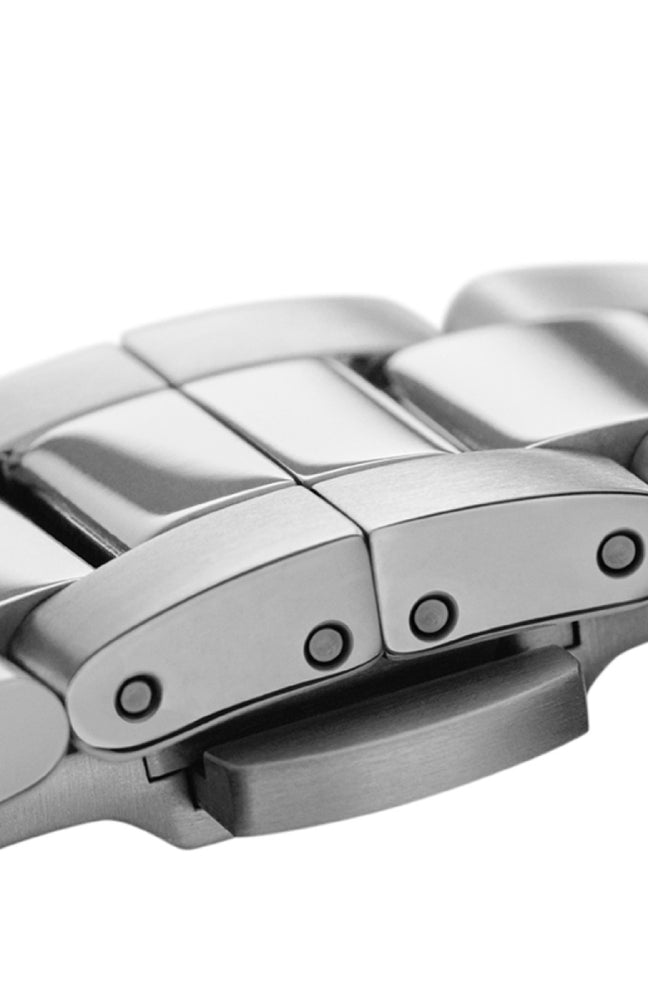 Montre à quartz - Acier inoxydable argenté - Homme